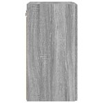 vidaXL Meuble TV mural Gris Sonoma 30 x 31 x 60 cm Bois d'ingénierie