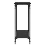vidaXL Table console Chêne noir 101 x 30.5 x 75 cm Bois d'ingénierie
