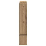 vidaXL Cube mural chêne artisanal 96 x 12 x 64 cm Bois d'ingénierie