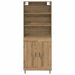 vidaXL Haut Armoire Chêne artisanal 69 5 x 34 x 180 cm