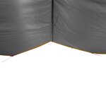 vidaXL Bâche de camping gris et orange 360x294 cm imperméable