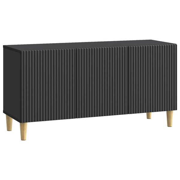 vidaXL Meuble TV 99 x 34 5 x 50 cm Noir Bois d'ingénierie