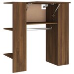 vidaXL Armoire de couloir Chêne marron 97 5x37x99 cm Bois d'ingénierie