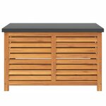 vidaXL Boîte de rangement de jardin 90x48x55 cm bois massif d'acacia