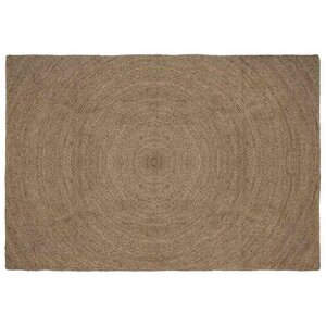 vidaXL Tapis de surface Rectangulaire Gris 240 x 340 cm Jute