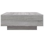 vidaXL Table basse sonoma gris 80x80x31 cm bois d'ingénierie