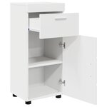 vidaXL Cabinet de salle de bain TULUM Blanc 37 x 31.5 x 82 cm
