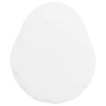 vidaXL Coussins d'accent 2 Pièces Blanc Ø 15 x 40 cm tissu