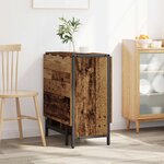 vidaXL Table à dîner 144 x 60 x 75 cm Bois d'ingénierie Bois ancien