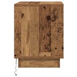 vidaXL Cabinet de chevet avec Bois ancien 44 x 34 5 x 45 cm