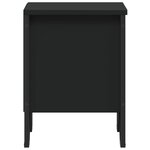 vidaXL Table de chevet Noir 40 x 30 x 40 cm Aggloméré