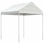 vidaXL Belvédère avec toit blanc 20 07x2 28x2 69 m polyéthylène