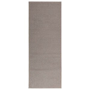 vidaXL Tapis de surface Rectangulaire LUGO Taupe 80 x 150 cm Polyester