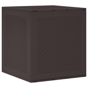 vidaXL Coffre de rangement jardin Marron 55x53x57 cm PP