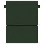 vidaXL Canapé-lit pliable Vert foncé 152 x 86 5 x 60 cm Tissu