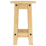 vidaXL Tabourets de bar lot de 2 bois massif de pin