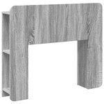 vidaXL Cabinet de Tête de Lit Sonoma gris Bois d'ingénierie