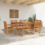 vidaXL Chaises de jardin 2 Pièces 56x56x90 cm Bois massif d'acacia