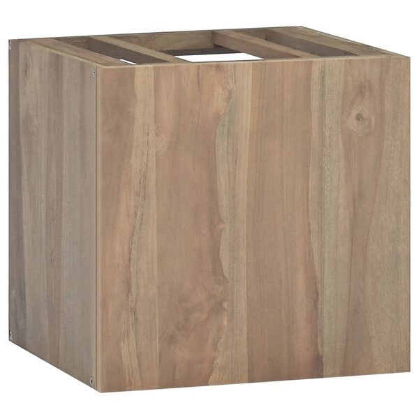 vidaXL Armoire murale de salle de bain 46x25 5x40 cm Bois teck massif
