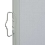 vidaXL Auvent latéral rétractable de patio 120 x 300 cm Gris