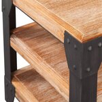 vidaXL Mobilier de salon 3 pièces Bois d'acacia massif