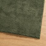 vidaXL Tapis HUARTE à poils courts doux lavable vert forêt 140x200 cm