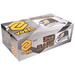 VOREL Pompe à pied à double piston avec manomètre