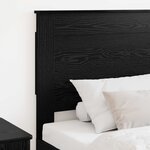 vidaXL Tête de lit Chêne noir 100 cm Bois d'ingénierie