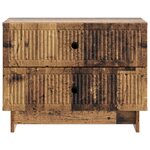 vidaXL Cabinet de chevet Bois ancien 62 x 34 5 x 47 5 cm