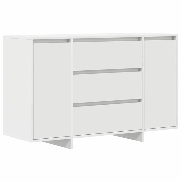 vidaXL Buffet avec tiroir Blanc 120 x 41 x 75 cm Bois d'ingénierie