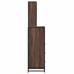 vidaXL Ensemble de meubles de salle de bain 3 Pièces Chêne marron
