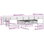 vidaXL Ensemble de canapés d'extérieur 8 pc Naturel