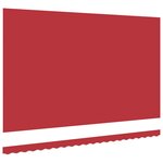 vidaXL Tissu de remplacement de store pour cadre 5x3 5 m Rouge