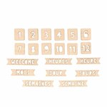 Set 68 Silhouettes Naissance - Bois