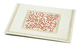 PAPERTREE TAJ Lot de 5 Enveloppes 18x15 CD- Ivoire