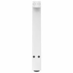 vidaXL Pieds de table basse en forme de A  2 pièces  blanc  50 x (42-43) cm  acier