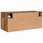 vidaXL Meuble mural Bois ancien 80 x 36.5 x 35 cm Bois d'ingénierie