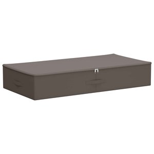 vidaXL Boîte de rangement Tissu intissé 90 x 48 x 15 cm 64 8 L Gris