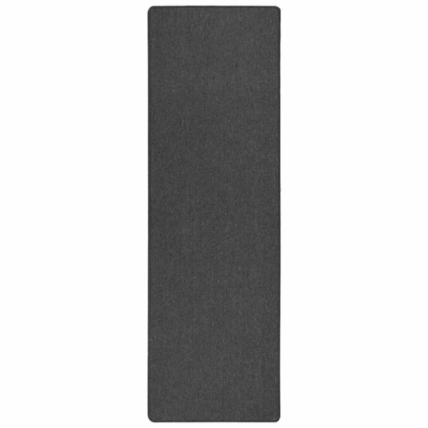 vidaXL Tapis Couloir Gris foncé 80 x 500 cm 100 Polypropylène