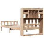 vidaXL Lit bibliothèque sans matelas 100x200 cm bois massif de pin