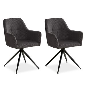 Chaise de salle à manger lot 2 chaises oeuf gris