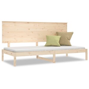 vidaXL Lit de jour sans matelas 90x200 cm bois de pin massif