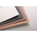 Bloc 12 Feuilles PASTELMAT 360g 24x30 cm Nouvelles teintes Assortiment Foncé CLAIREFONTAINE