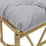 vidaXL Chaise de jardin 2 Pièces Gris clair 75 x 75 x 71 cm Acier