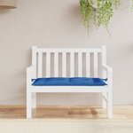 vidaXL Coussin de banc de jardin bleu 100x50x7 cm tissu oxford