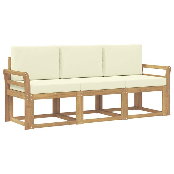 vidaXL Ensemble de canapés d'extérieur 3 pc