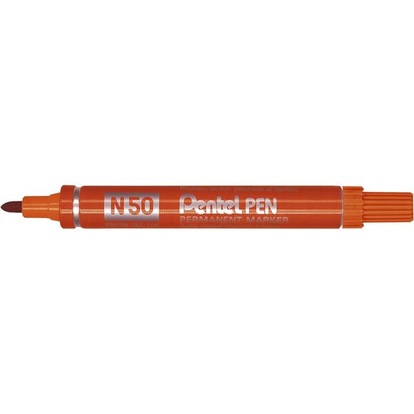 Marqueur permanent PENTEL PEN  Pointe conique  Orange x 12 PENTEL