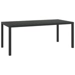 vidaXL Ensemble à manger de jardin coussins 9Pièces Résine tressée Gris
