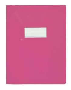 Protège-cahier PVC 150 Strong Line 17x22 cm opaque rose ELBA