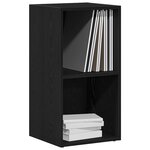 vidaXL Boîtes de rangement LP chêne noir 71x34x36 cm bois ingénierie